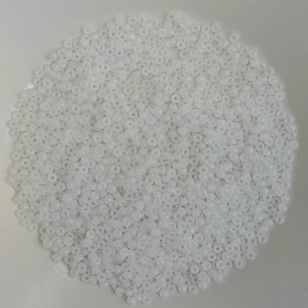 Miyuki Seed Beads Size 11 Matte Transparent Crystal AB 7.5gm Bag