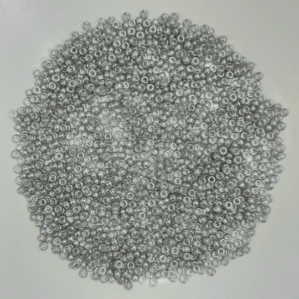 Miyuki Seed Beads Size 11 Grey Lustre 7.5gm Bag