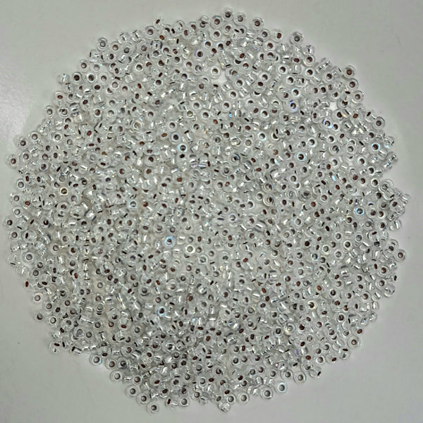 Miyuki Seed Beads Size 11 Silver Lined Crystal AB 7.5gm Bag