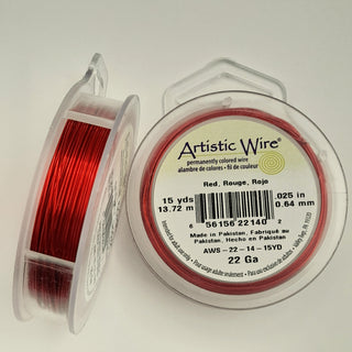 Artistic Wire - 22 Gauge Red