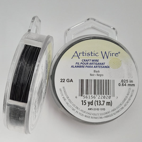 Artistic Wire -  22 Gauge Black