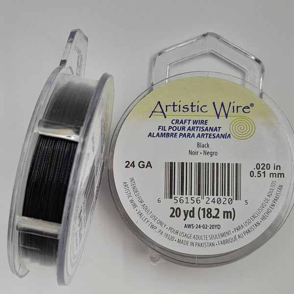 Artistic Wire - 24 Gauge Black