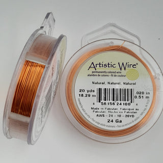 Artistic Wire - 24 Gauge Natural Copper
