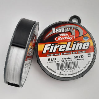 Fireline Thread 6lb Crystal 50 Yards