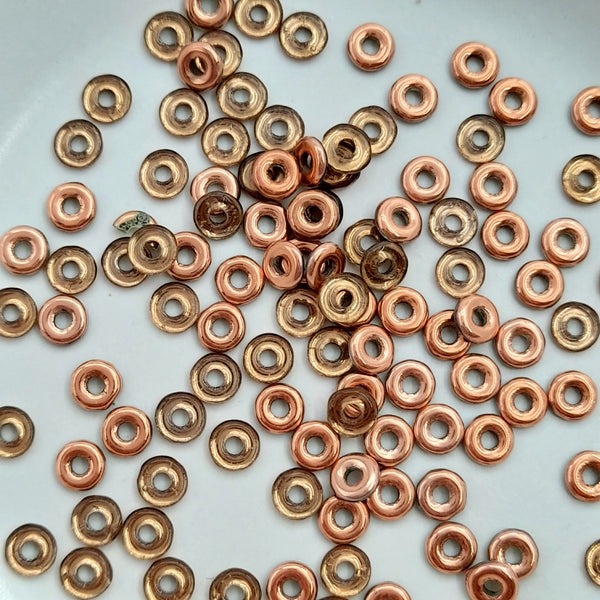Czech 'O' Beads Magic Copper 3gm Bag