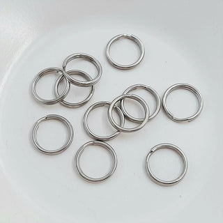 Findings - 12mm Split Ring Silver