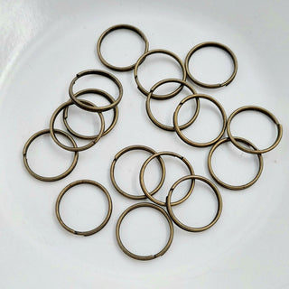 Findings -12mm Split Ring Antique Gold