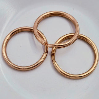 Findings - 28m Split Ring Rose Gold