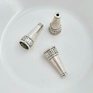 Findings - 10x20mm Bead Cone Silver