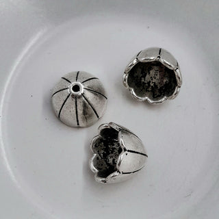 Findings - 14x16mm Bead Cone Silver