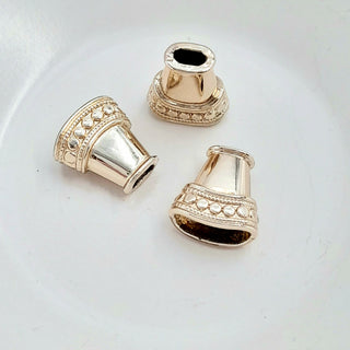 Findings - 8x16mm Bead Cone Champagne Gold