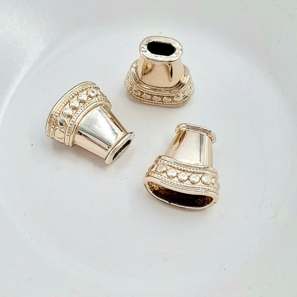 Findings - 8x16mm Bead Cone Champagne Gold