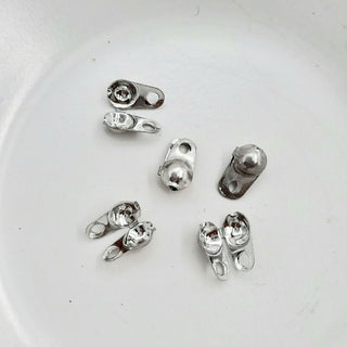 Findings -5x10mm Ball Chain Clasp Antique Silver