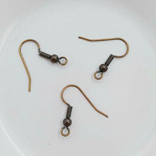 Findings - Earring Hook Antique Brass