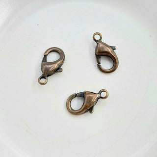 Findings - Lobster Claw Clasp Antique Bronze 14mm