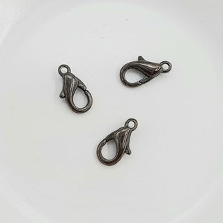 Findings - Lobster Claw Clasp Gunmetal 14mm