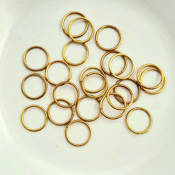 Findings - 10mm Jump Ring Gold
