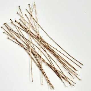 Findings - 80mm Wire Head Pin Champagne Gold