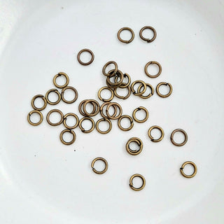 Findings - 4mm Jump Ring Antique Gold