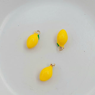 Charm - Enamel Lemon