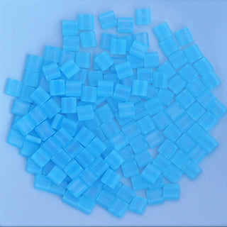 Miyuki Tila Beads Matte Transparent Light Blue AB 7.5gm Bag