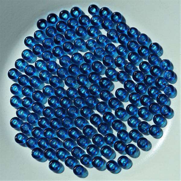 Miyuki Seed Beads Size 6 Capri Blue 7.5gm Bag