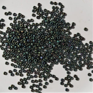 Miyuki Seed Beads Size 15 Matte Metallic Dark Bronze 3gm Bag