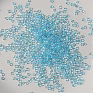 Miyuki Seed Beads Size 15 Transparent Aqua AB 3gm Bag