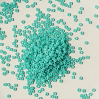 Miyuki Seed Beads Size 15 Opaque Turquoise 3gm Bag