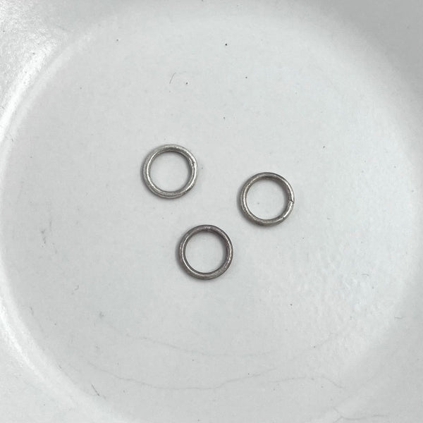 Sterling Silver Soldered Ring 8mm