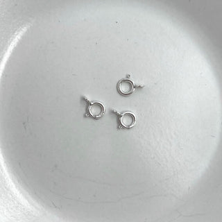 Sterling Silver Round Bolt Clasp