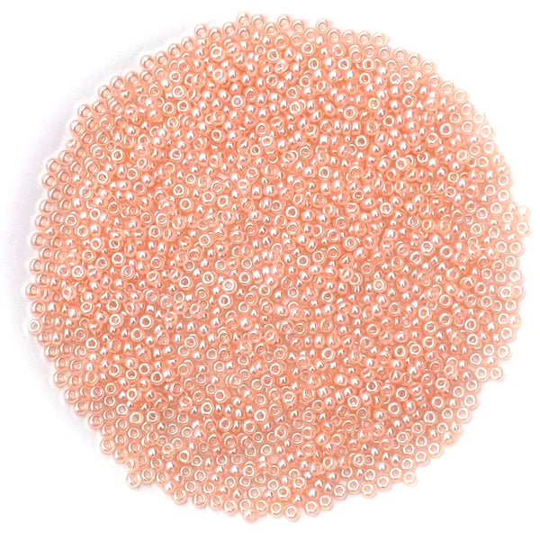 Miyuki Seed Beads Size 11 Light Peach Lustre 7.5gm Bag