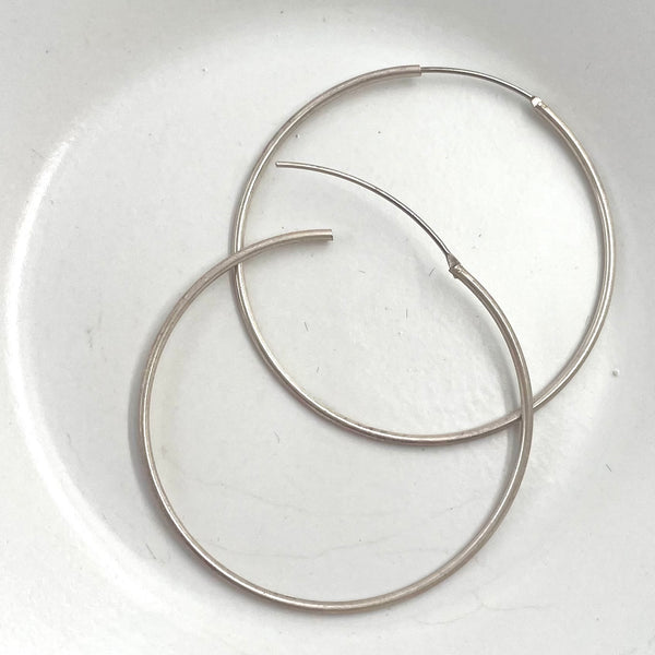 Sterling Silver Earring Hoop 42mm